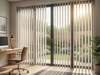 Vertical blinds installation and repair by Maruti Lining Works in Surat